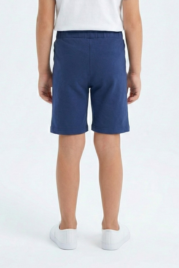  Erkek Çocuk Yanı Şeritli Günlük Kullanım İçin İdeal Rahat Kesim Şort Kapri 