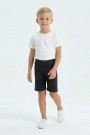  Erkek Çocuk Yanı Şeritli Günlük Kullanım İçin İdeal Rahat Kesim Şort Kapri 