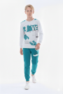Erkek Çocuk Give Baskılı %100 Pamuk Süprem Kumaş Uzun Kollu Takım