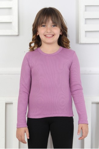 Uzun Kollu Kız Çocuk Body