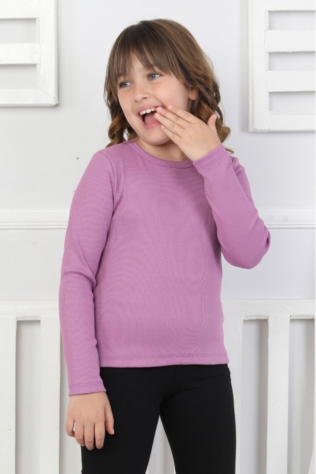 Uzun Kollu Kız Çocuk Body