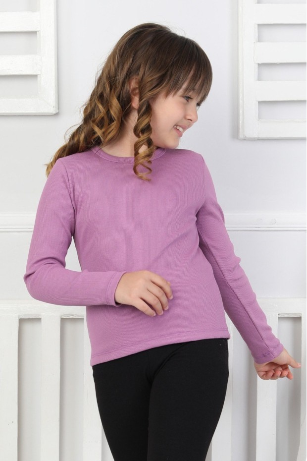 Uzun Kollu Kız Çocuk Body