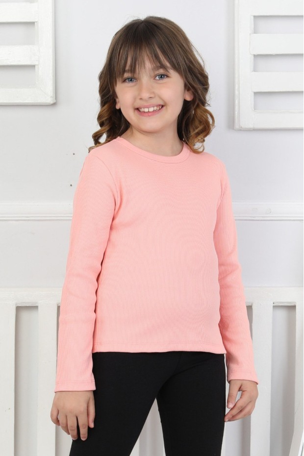 Uzun Kollu Kız Çocuk Body