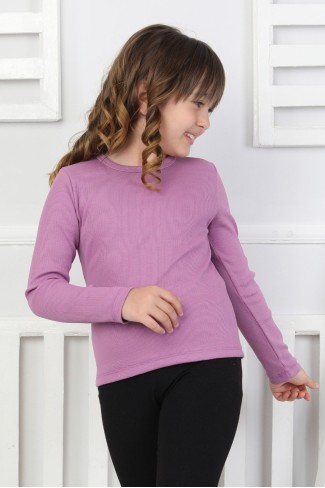 Uzun Kollu Kız Çocuk Body