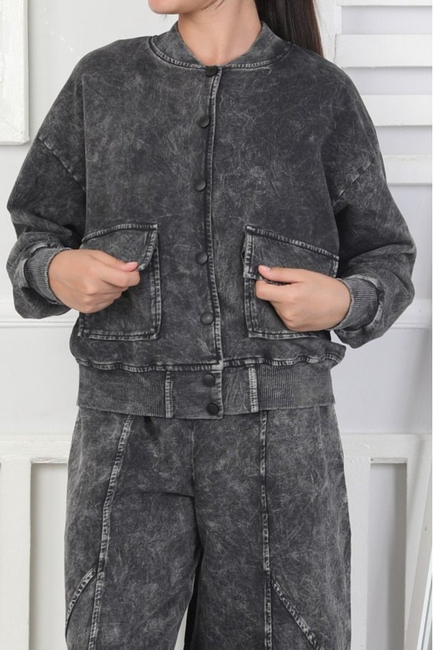 İki İplik Yıkamalı Kolej Yaka Kız Çocuk Takım