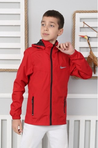 Kapşonlu Erkek Çocuk Mevsimlik Mont