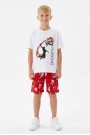 Garson Erkek Çocuk Basketbol Baskılı Kısa Kollu Süprem Kumaş Şortlu Takım