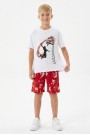 Garson Erkek Çocuk Basketbol Baskılı Kısa Kollu Süprem Kumaş Şortlu Takım