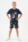Garson Erkek Çocuk Basketbol Baskılı Kısa Kollu Süprem Kumaş Şortlu Takım