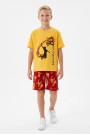 Garson Erkek Çocuk Basketbol Baskılı Kısa Kollu Süprem Kumaş Şortlu Takım