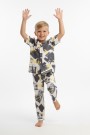 Erkek Çocuk Baskılı %100 Pamuk Reaktif Boyama Süprem Kısa Kollu Gömlek Pijama Takımı
