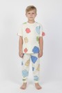 Erkek Çocuk Lego Blok Desenli %100 Pamuk Reaktif Boyama Süprem Pijama Takımı
