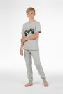 Garson Erkek Çocuk Oyun Konsolu Baskılı %100 Pamuk Reaktif Boyama Süprem Kısa Kollu Pijama Takımı