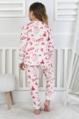 Kız Çocuk Baskılı Süprem Pamuklu Günlük Pijama Takımı