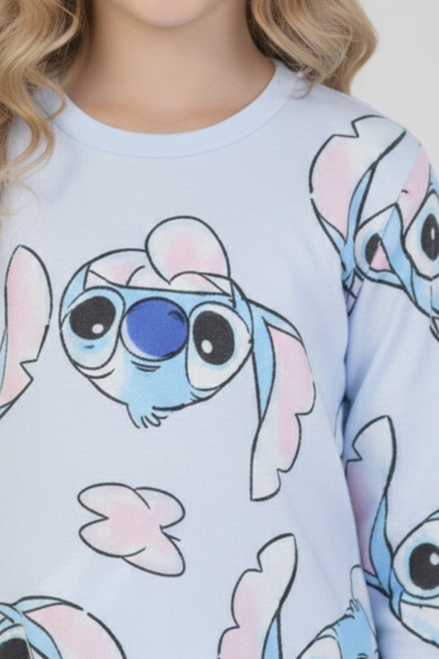 Garson Kız Çocuk %100 Pamuk Reaktif Boyalı Süprem Kumaş Pijama Takımı