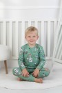 Erkek Çocuk Desenli %100 Pamuk Reaktif Boyalı İnterlok Kumaş Uzun Kollu Pijama Takımı