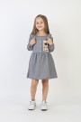 İşlemeli Gofre Kumaş Kız Çocuk Günlük Şık Rahat Ve Trend Elbise