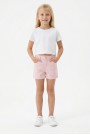 Kız Çocuk Cepli Gabardin Kumaş Günlük Yazlık Şort