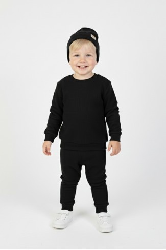 Uniseks Bebek İki İplik %100 Pamuk Kaşkorse Kumaş Bereli Takım