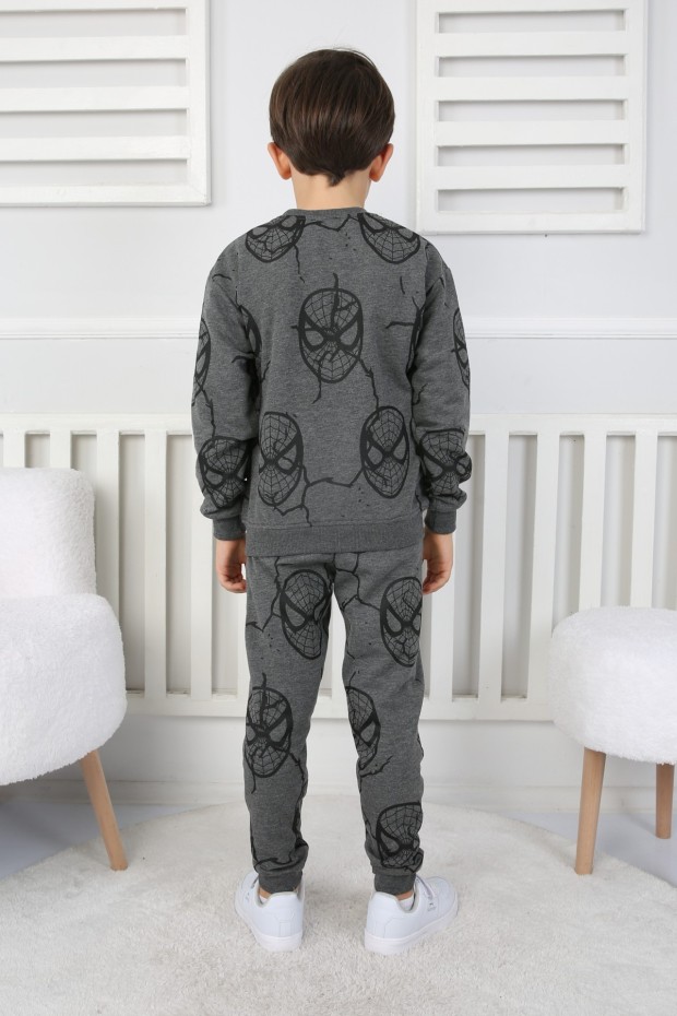 İki İplik Örümcek Adam Baskılı Erkek Çocuk Takım
