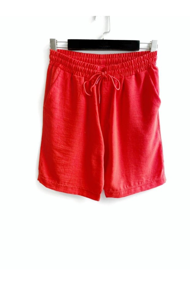 Yan Cepli İpli Kırmızı Kapri 