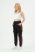 Kadın Şeritli Kargo Cepli Rahat Kesim Lastik Paçalı Günlük Spor Alt Eşofman