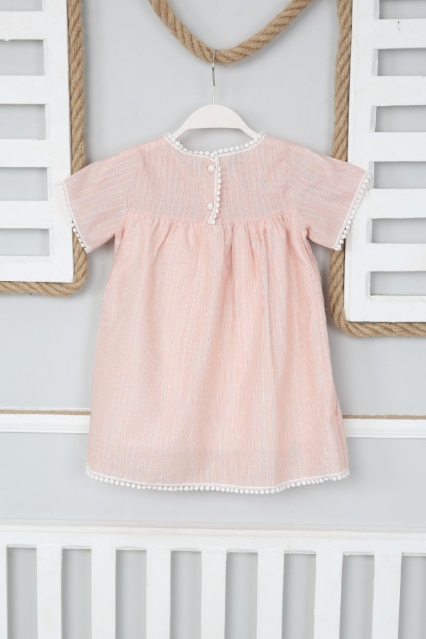 2-8 Yaş Pudra Elbise