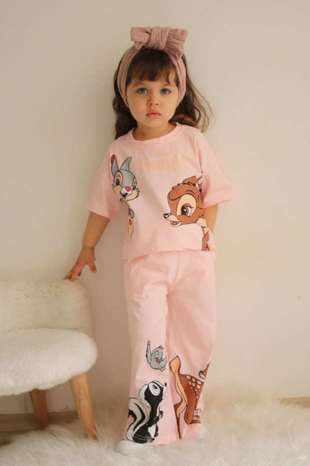 2-8 Yaş Baskılı Pudra Takım