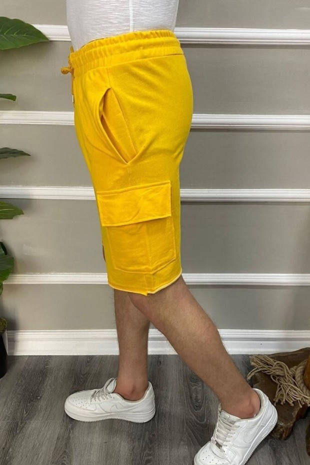 Kargo Cep  Sarı Şort