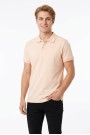 Erkek Basic Polo Yaka Kısa Kollu Slim Fit Pamuklu Örme Tişört