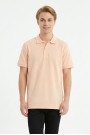 Erkek Basic Polo Yaka Kısa Kollu Slim Fit Pamuklu Örme Tişört