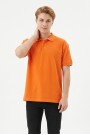 Erkek Basic Polo Yaka Kısa Kollu Slim Fit Pamuklu Örme Tişört