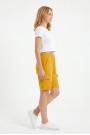 Bayan Kargo Cepli Pamuklu Bağcıklı ve Esnek Belli Rahat Günlük Yazlık Penye Şort Kapri
