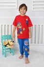 2-8 Yaş Baskılı Kırmızı Takım