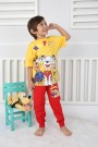 2-8 Yaş Baskılı Sarı Takım
