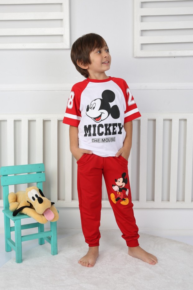 %100 pamuklu Baskılı Takım