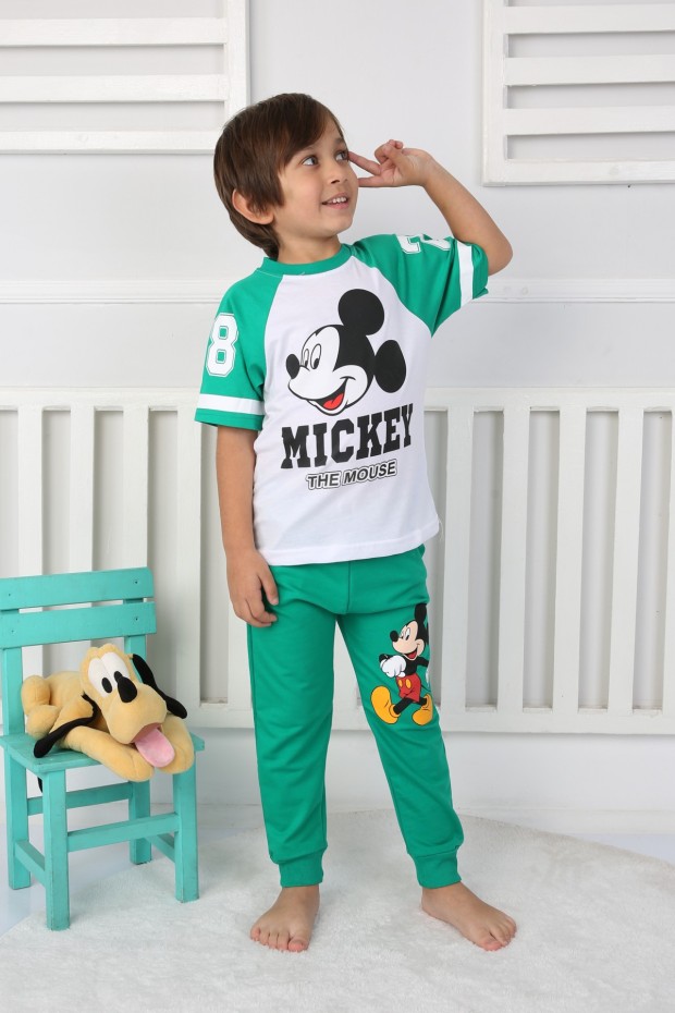 %100 pamuklu Baskılı Takım