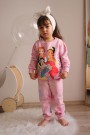Üç İplik Şardonlu Baskılı Pembe Takım